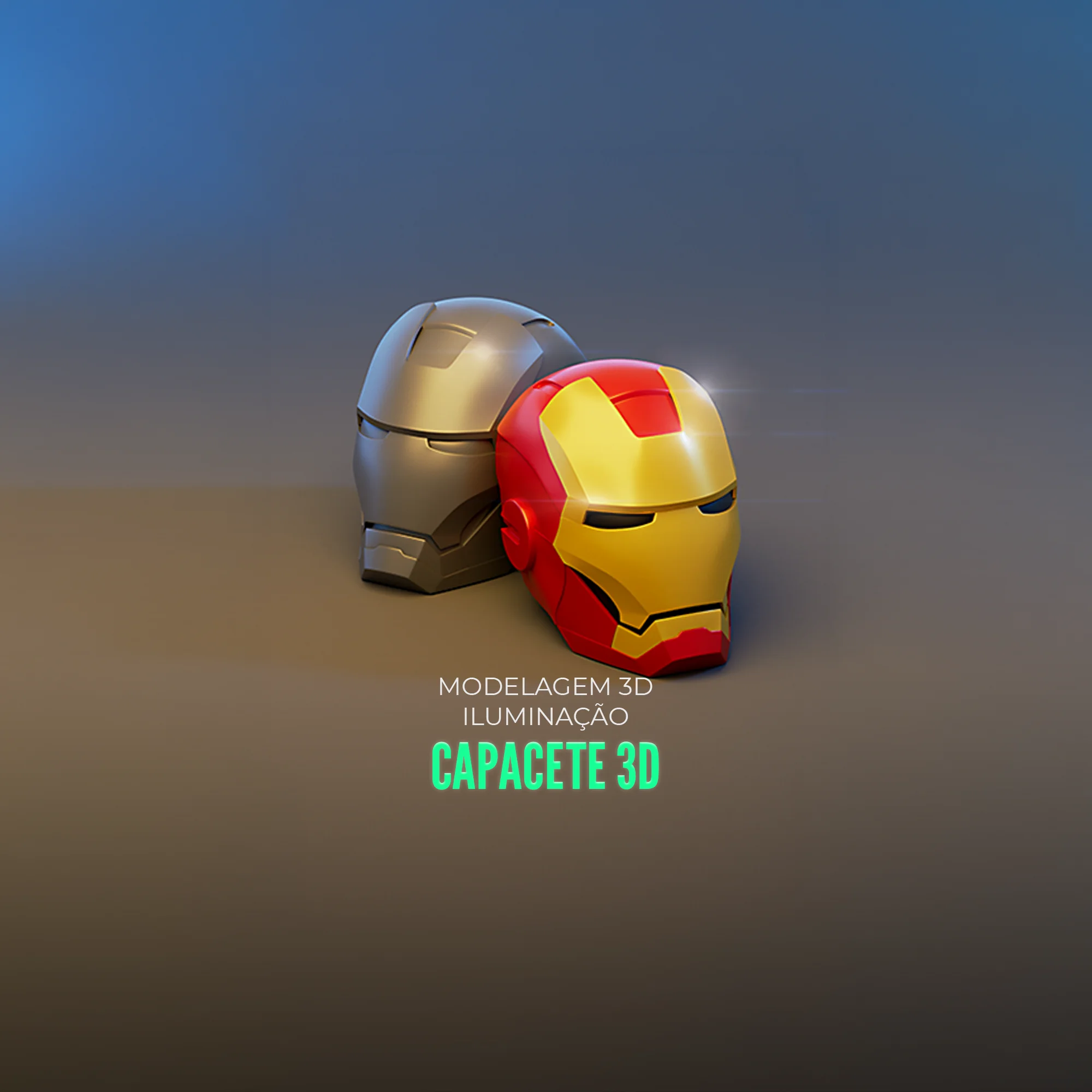 Capa do curso Capacete homem de ferro - Make Mesh