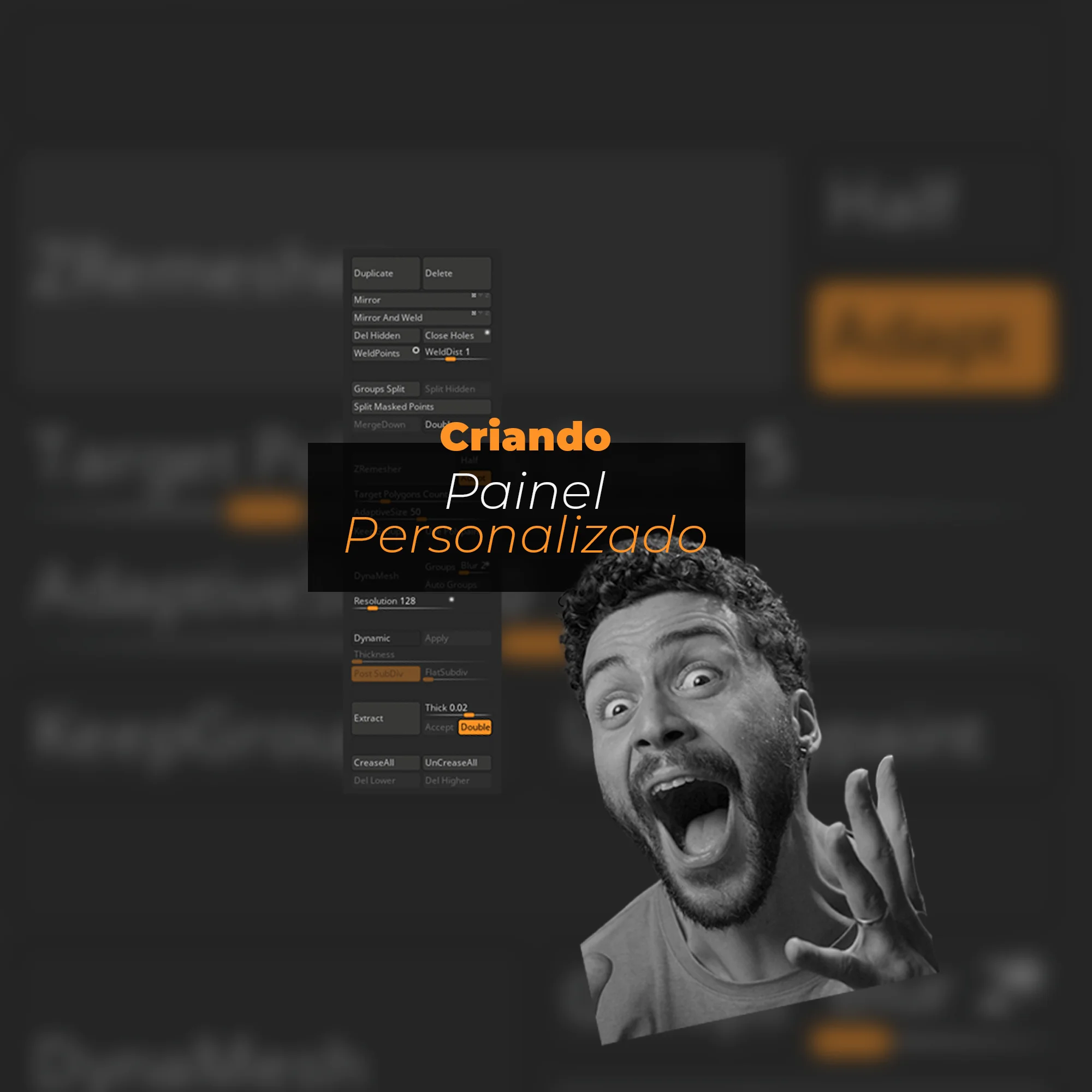 Capa do curso Criar painel personalizado - Character Craft