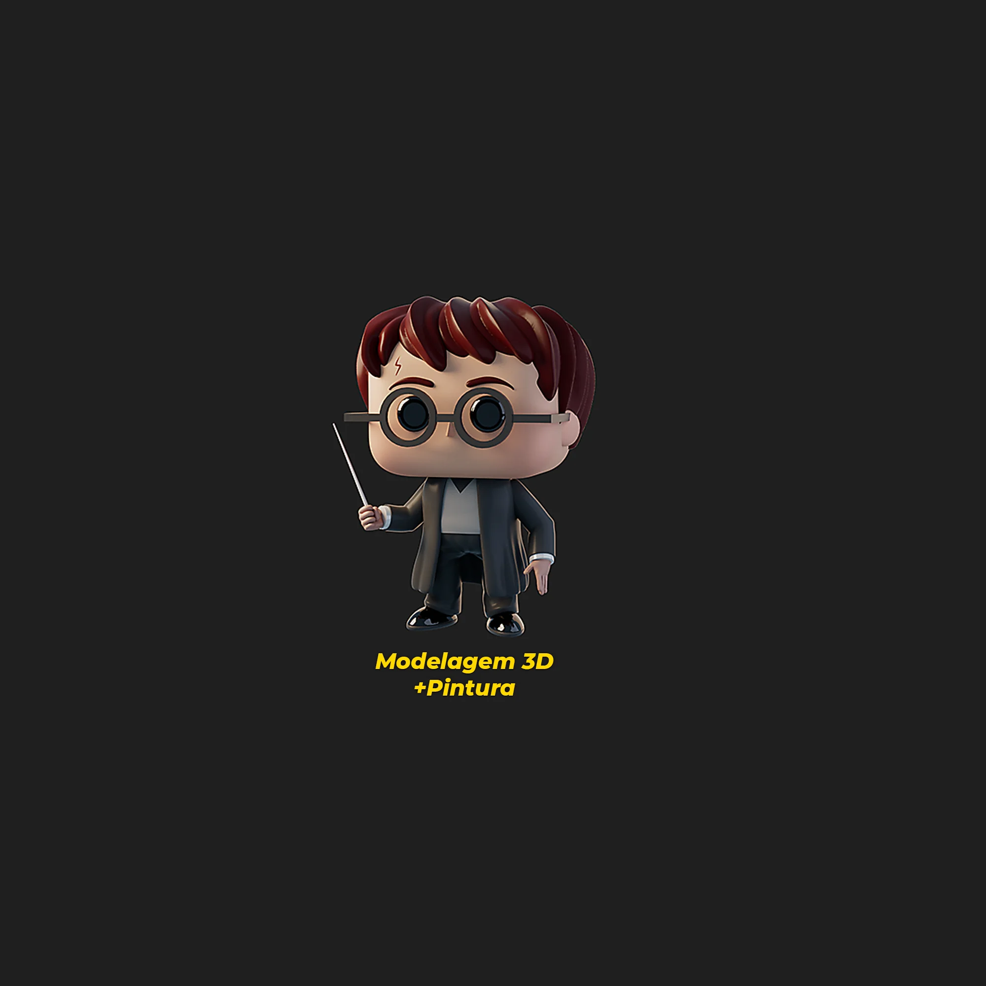 Capa do curso Modelagem funko harry potter - Character Craft
