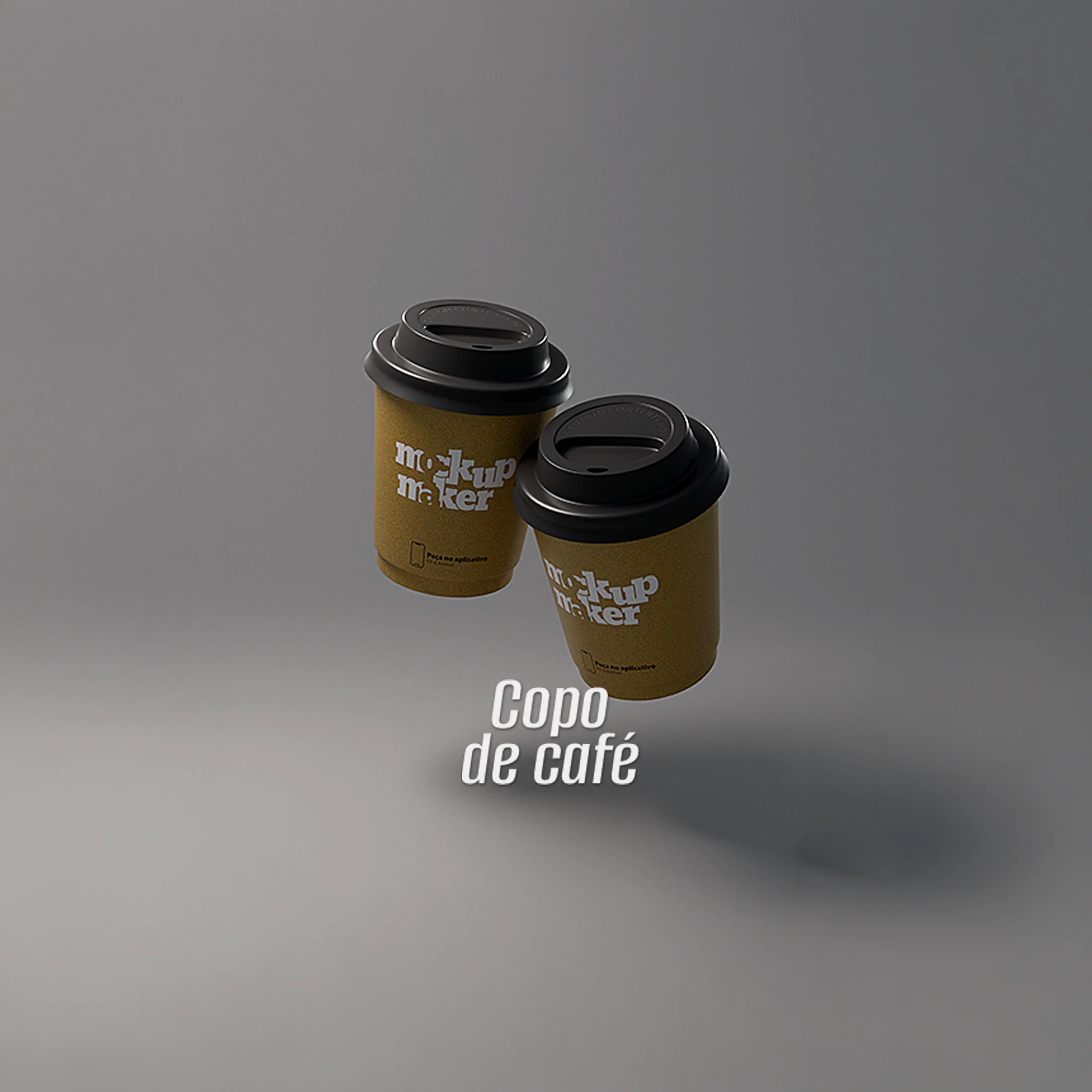 Capa do curso Mockup copo de café - Mockup Maker