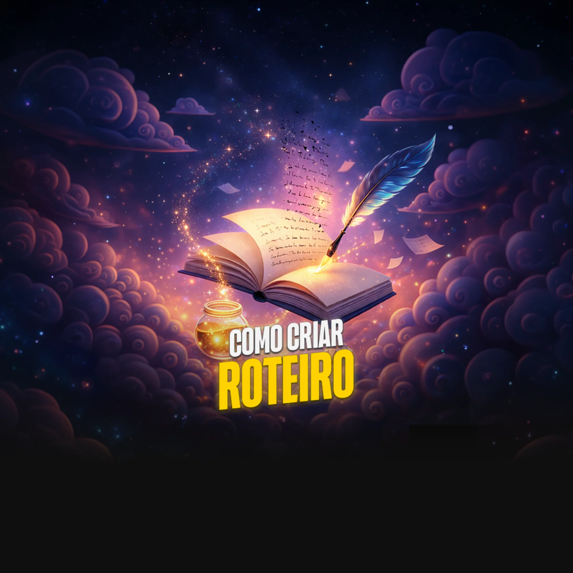 Capa do curso Como criar roteiro - Brain Light