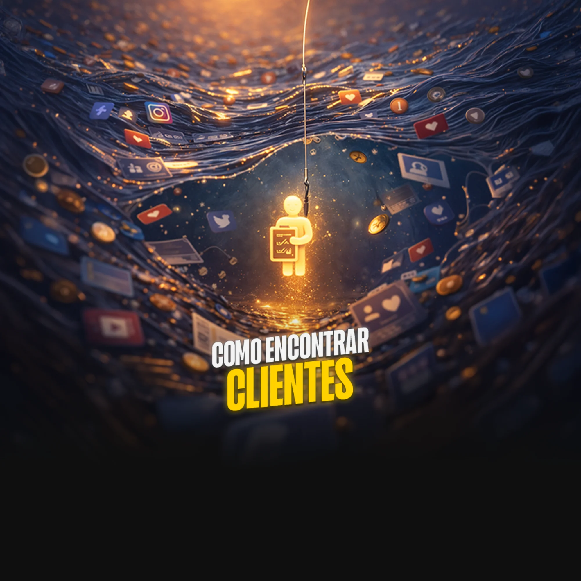 Capa do curso Como encontrar clientes - Brain Light