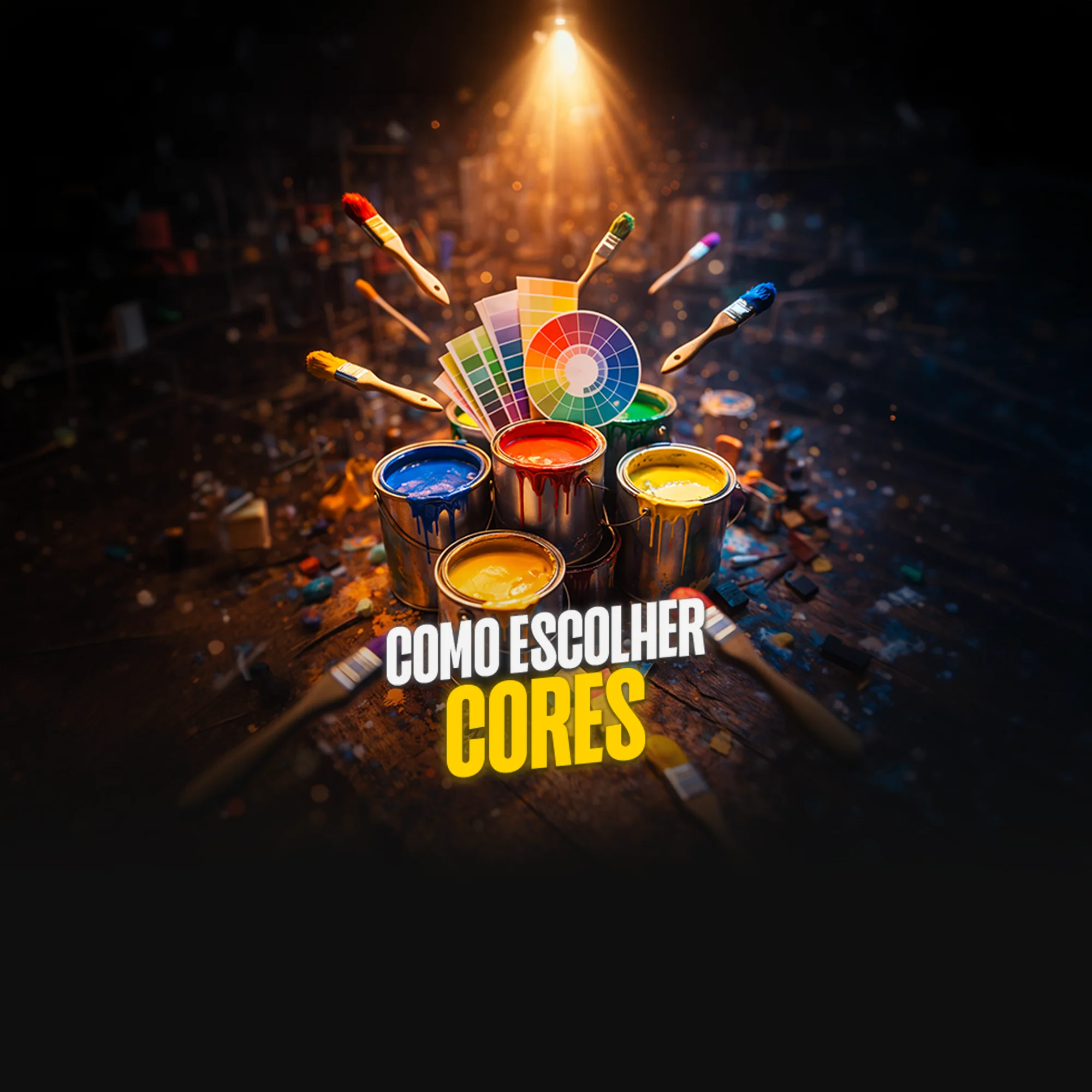 Capa do curso Como escolher cores - Brain Light